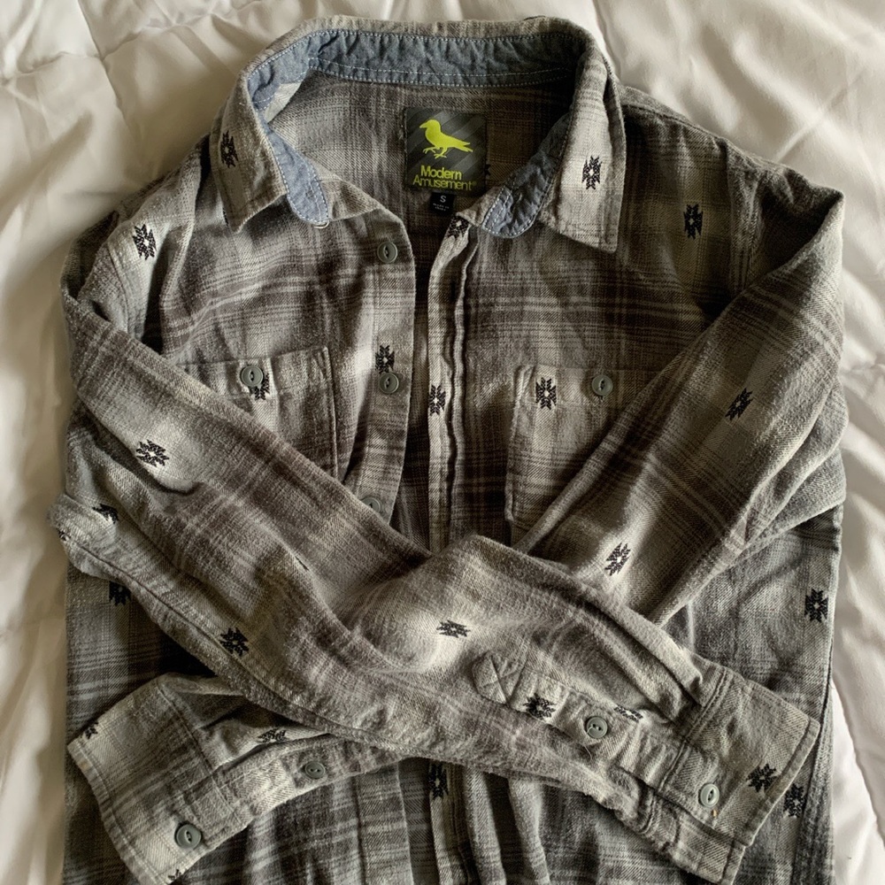 Modern Amusement (Pacsun) grey flannel